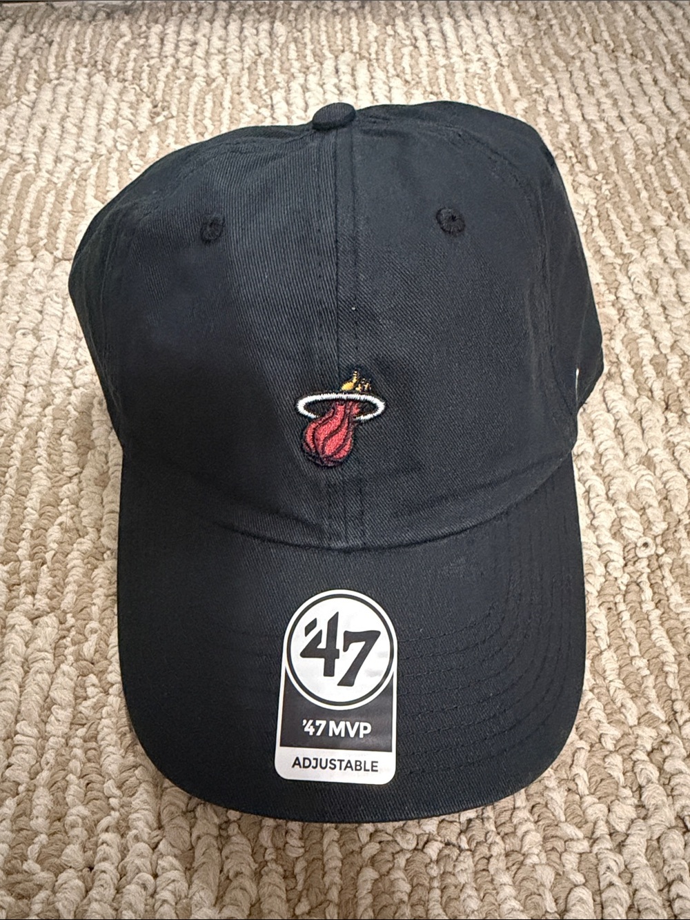 NWT ‘47 NBA MIAMI HEAT ADJUSTABLE CAP